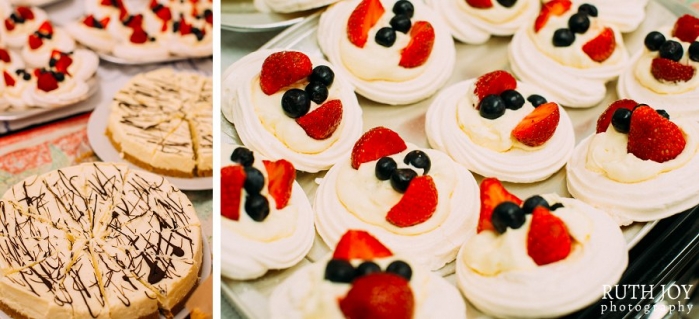 Summer Berry Meringue Nests